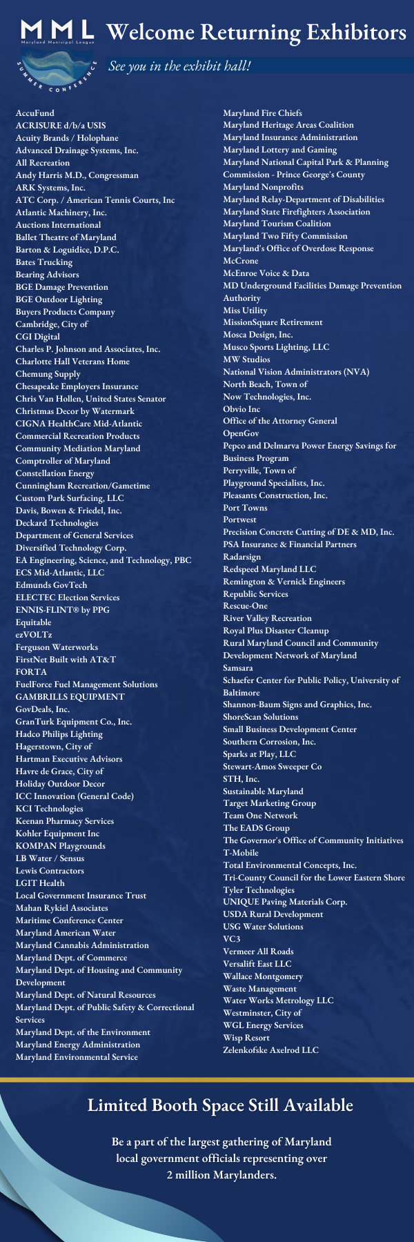 returning exhibitors